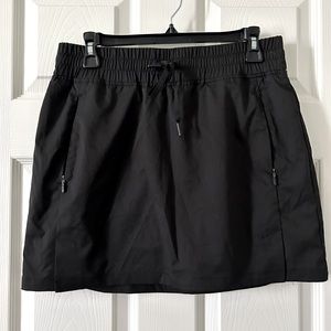 Athletic Black Skort